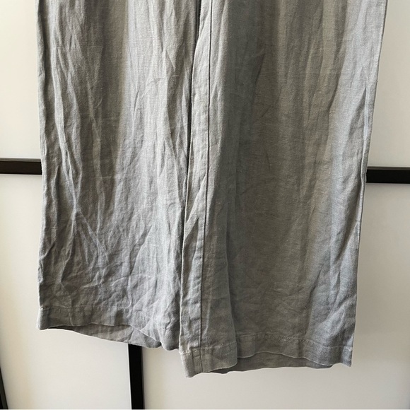 [xs] Guess Y2K Wide Leg Grey Line Drawstring Relaxed Low Rise Beach Pant - Picture 8 of 9